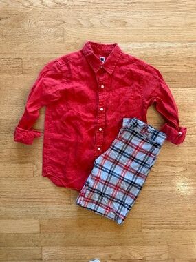 Janie and Jack Red White Blue Outfit size 8 Memorial Day 4th of July